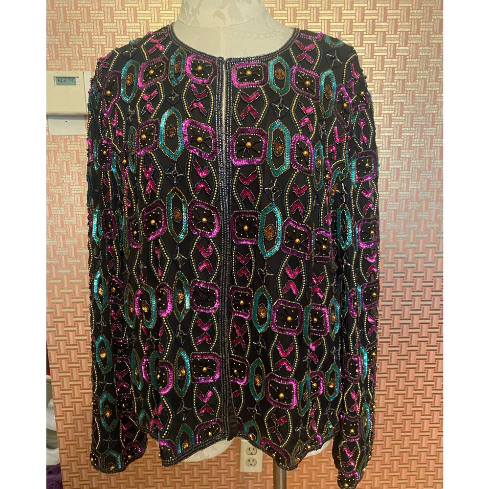 Adrianna Papell Beaded Jacket